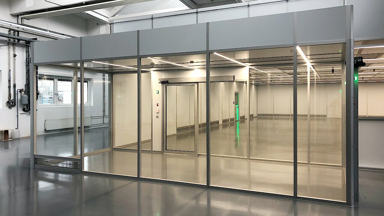 Salle blanche pour la production de surface , ISO 6
