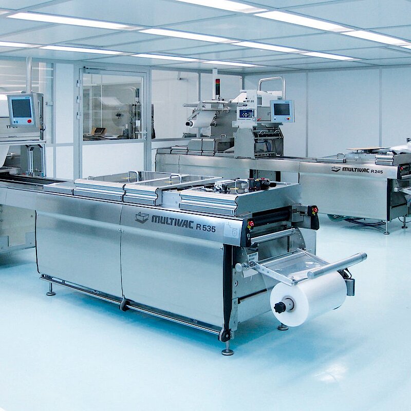 Cleanroom for blister packing of surgical material, ISO 8