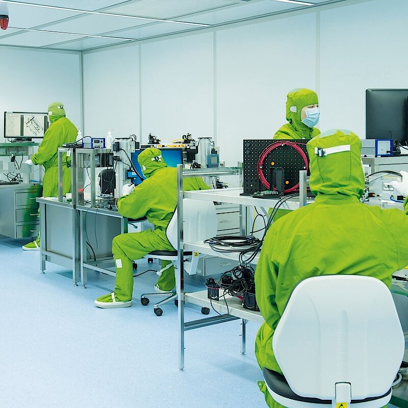 Cleanroom for semiconductor production, ISO 6